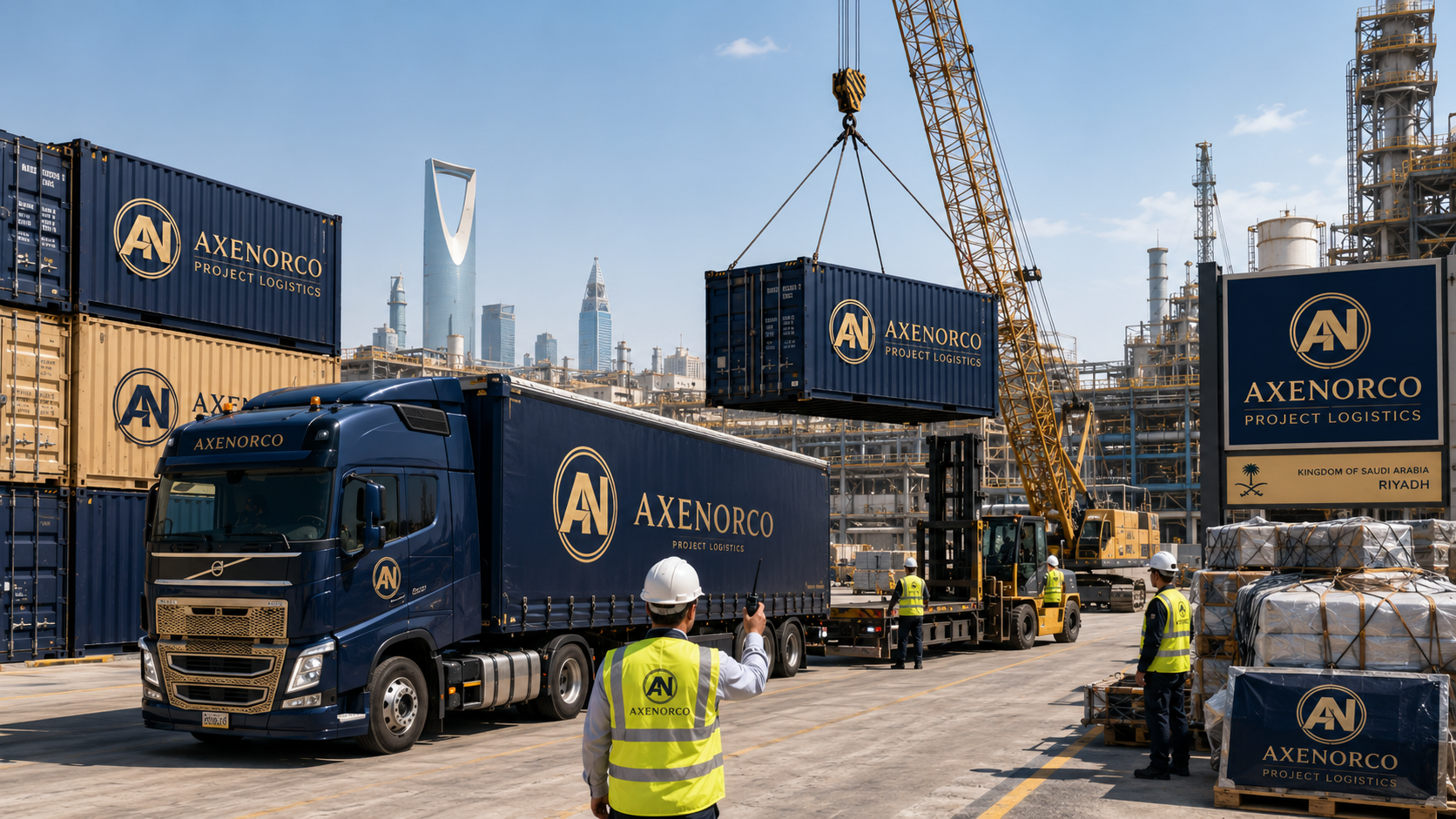 Industrial project logistics coordination